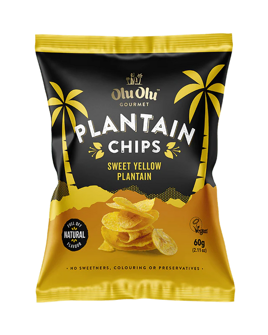 Sweet Yellow Plantain Chips (Olu Olu)