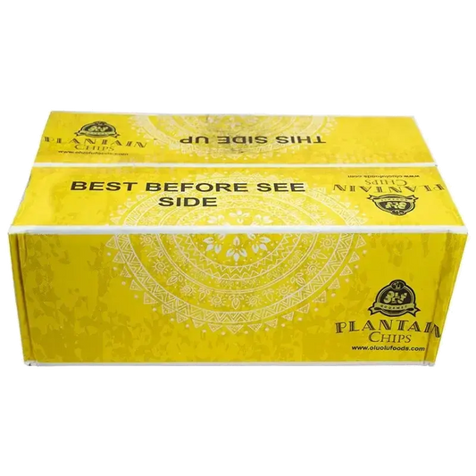 Sweet Yellow Plantain Chips Box (24 X 60g)